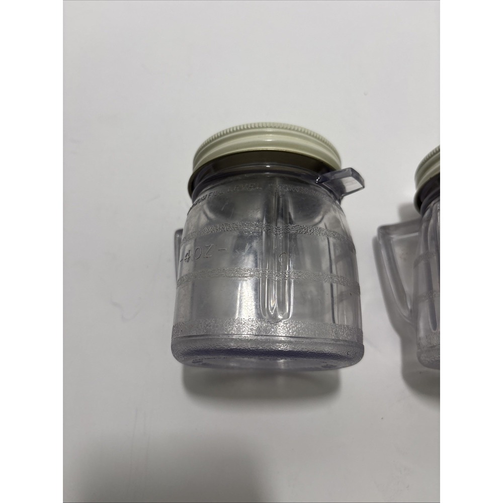 Vintage Osterizer Mini Blend and Store Containers 8 Ounces LOT OF 3 - Picture 3 of 11